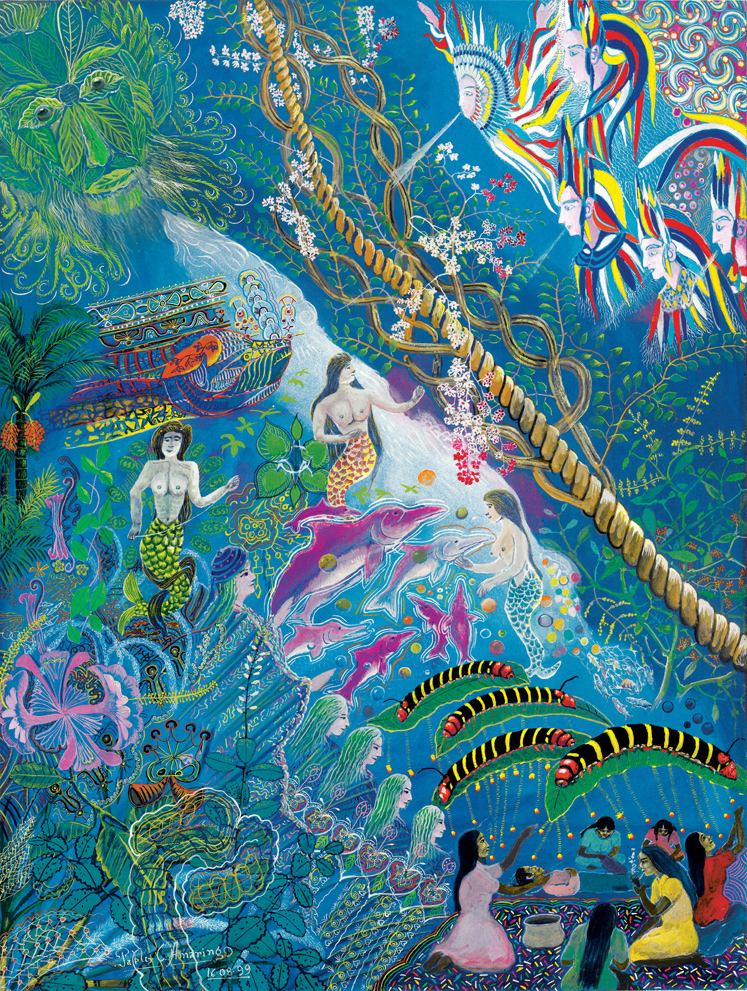 Pablo Amaringo Visionary Art - for sale